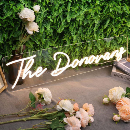 The Donovans Yellow Led Neon Sign - Shineneon
