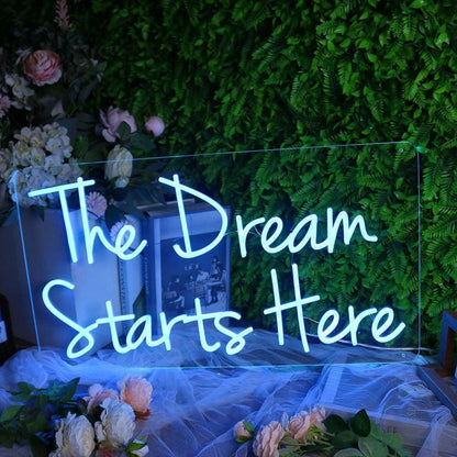 The Dream Starts Here Led Neon Sign - Shineneon
