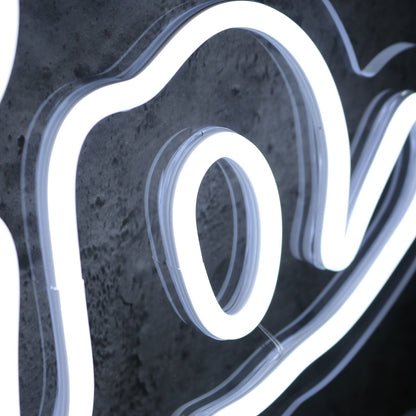 The Drip White Custom Led Neon Sign For Fun And Stylish Spaces - Shineneon