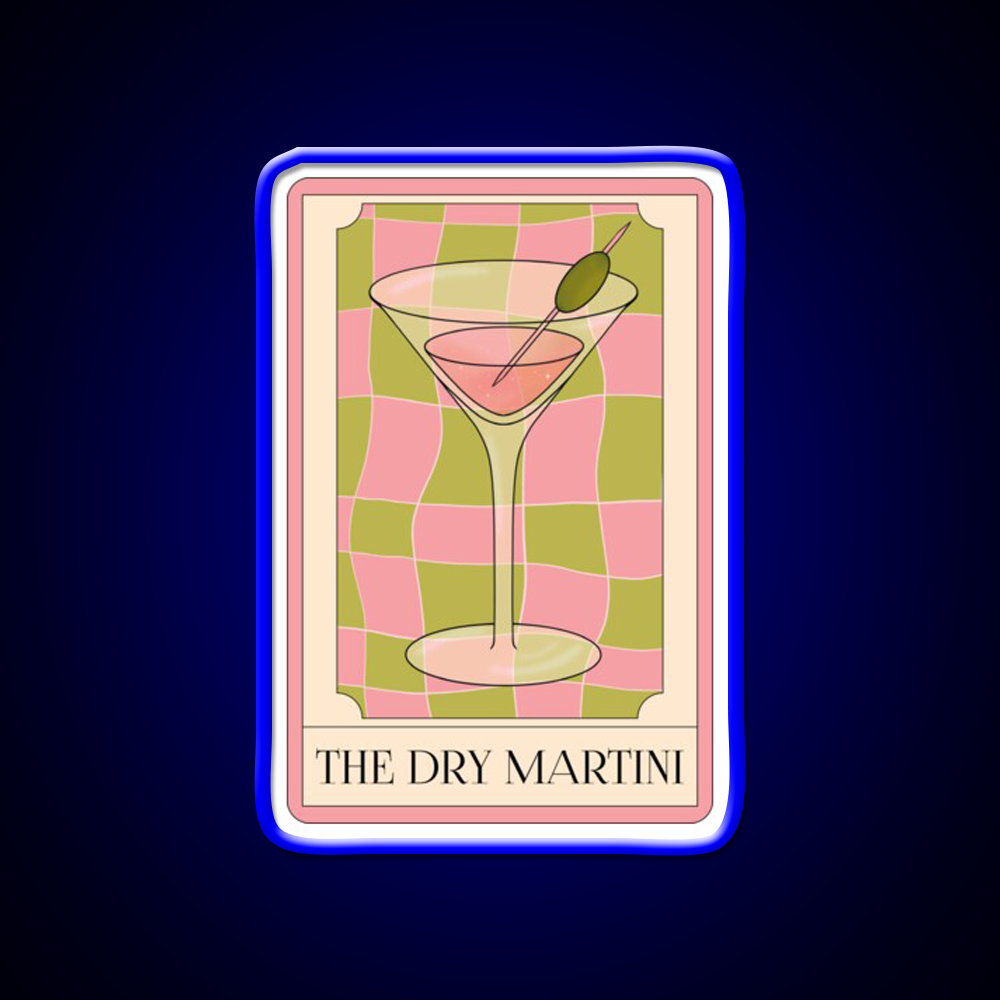 The Dry Martini Cocktail Bar Decor Led Neon Sign Rgb Color - LED neon sign view 5
