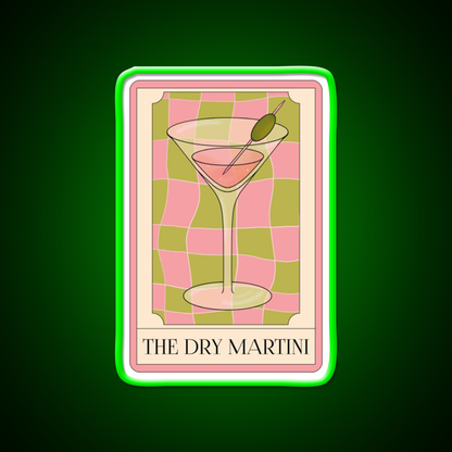 The Dry Martini Cocktail Bar Decor Led Neon Sign Rgb Color - LED neon sign view 8