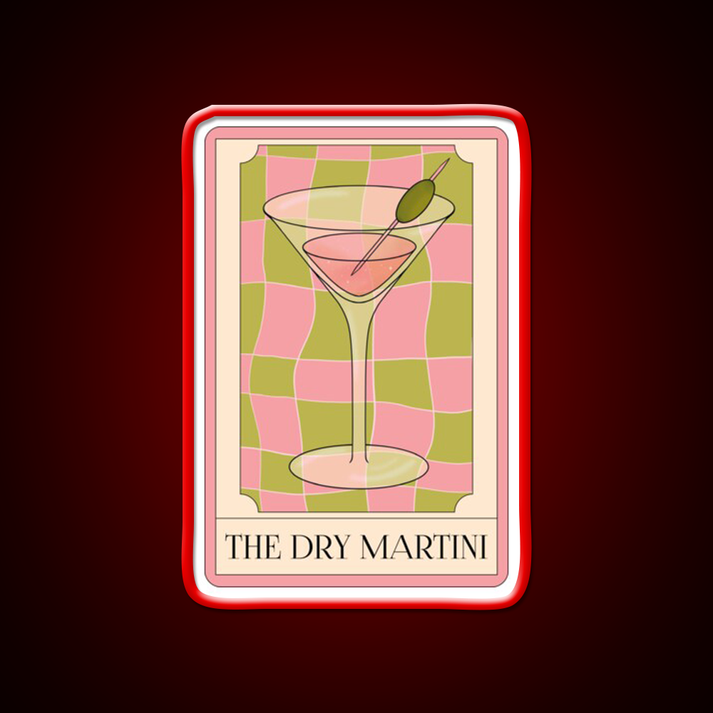 The Dry Martini Cocktail Bar Decor Led Neon Sign Rgb Color - LED neon sign view 10