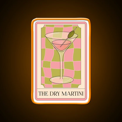 The Dry Martini Cocktail Bar Decor Led Neon Sign Rgb Color - Shineneon