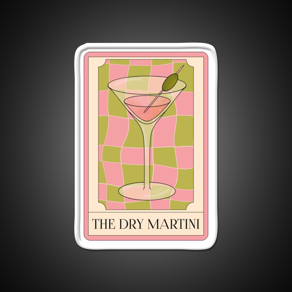 The Dry Martini Cocktail Bar Decor Led Neon Sign Rgb Color - LED neon sign view 11