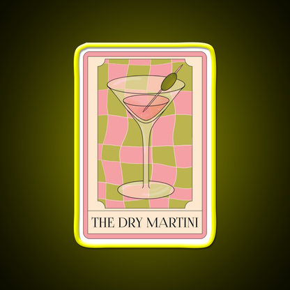 The Dry Martini Cocktail Bar Decor Led Neon Sign Rgb Color - LED neon sign view 7
