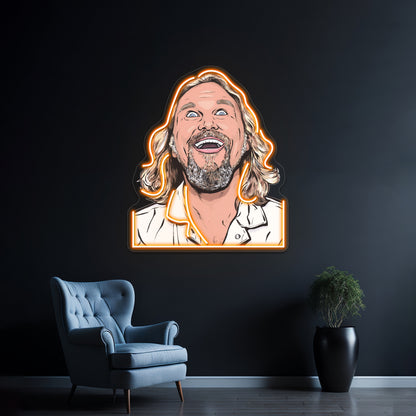 The Dude Artwork Neon Signs For Sale