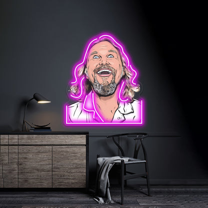 The Dude Artwork Neon Signs For Sale