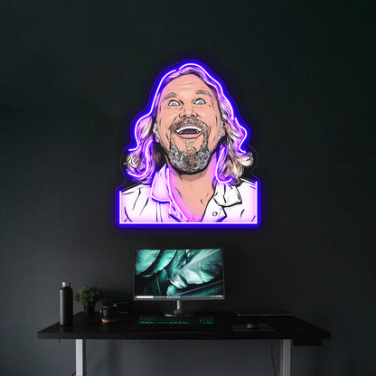 The Dude Artwork Neon Signs For Sale