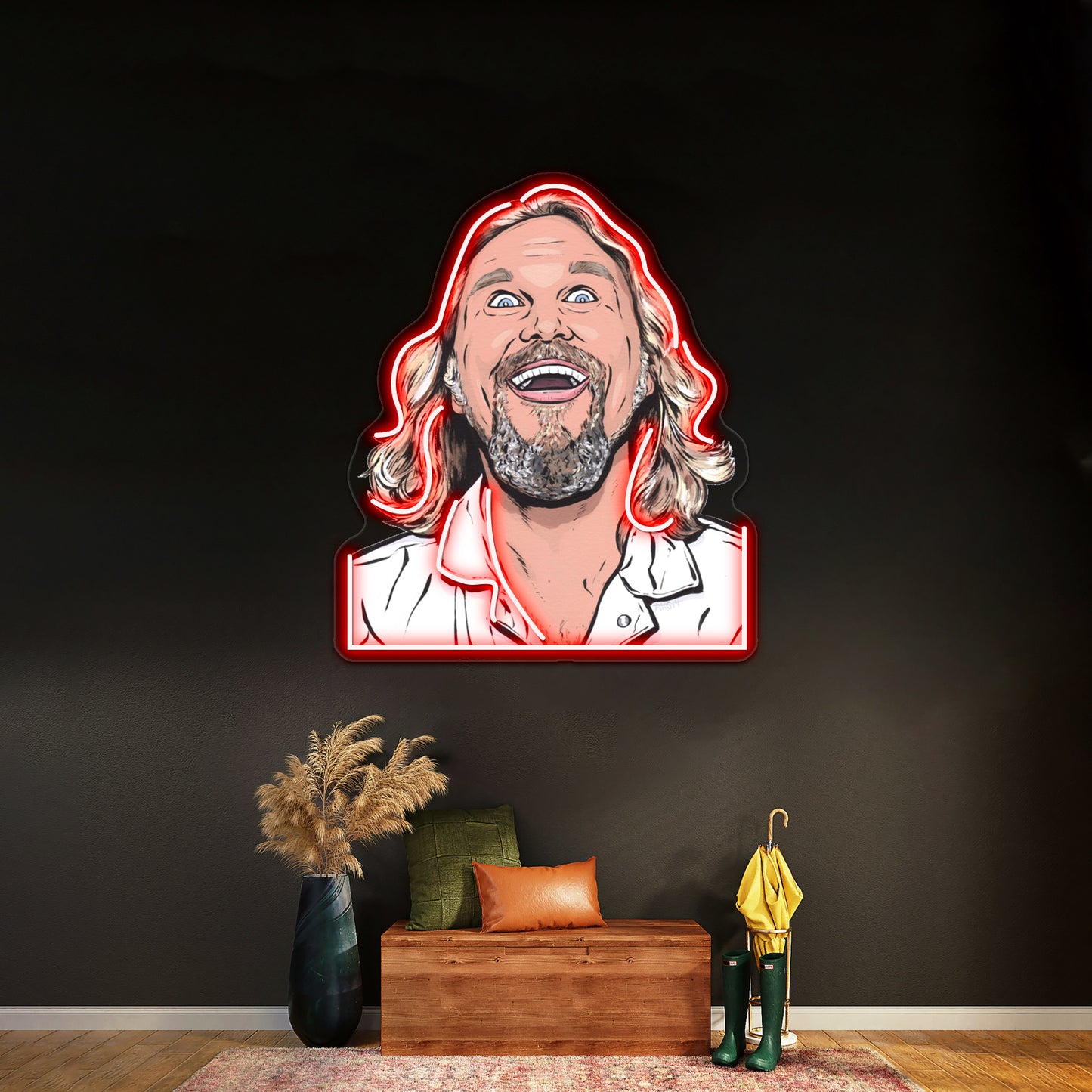 The Dude Artwork Neon Signs For Sale