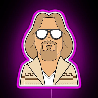 The Dude Rgb Led Neon Sign Pop Wall Art - Shineneon