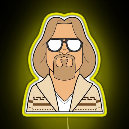 The Dude Rgb Led Neon Sign Pop Wall Art - Shineneon