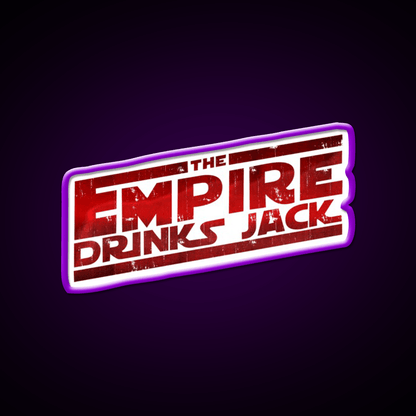 The Empire Drinks Jack Cocktail Bar Decor Led Neon Sign Rgb Color - Shineneon