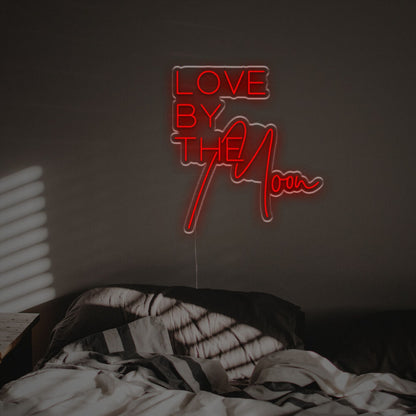 The Enchanting Love By The Moon Led Neon Sign | Shineneon