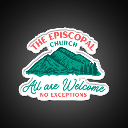 The Episcopal Church All Are Welcome Welcome Led Neon Sign Open Sign Rgb Color - Shineneon