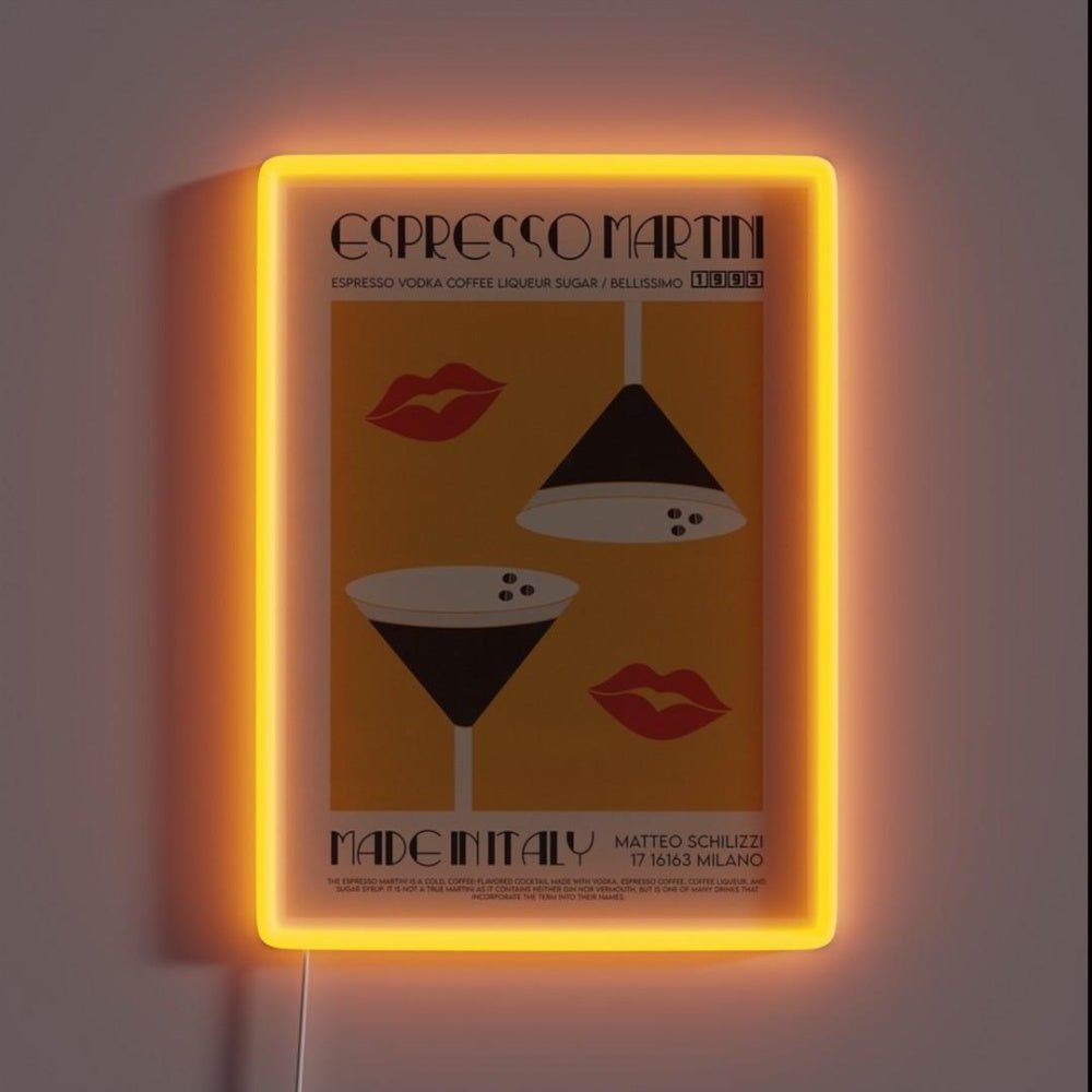 The Espresso Martini Rgb Led Neon Sign - Shineneon