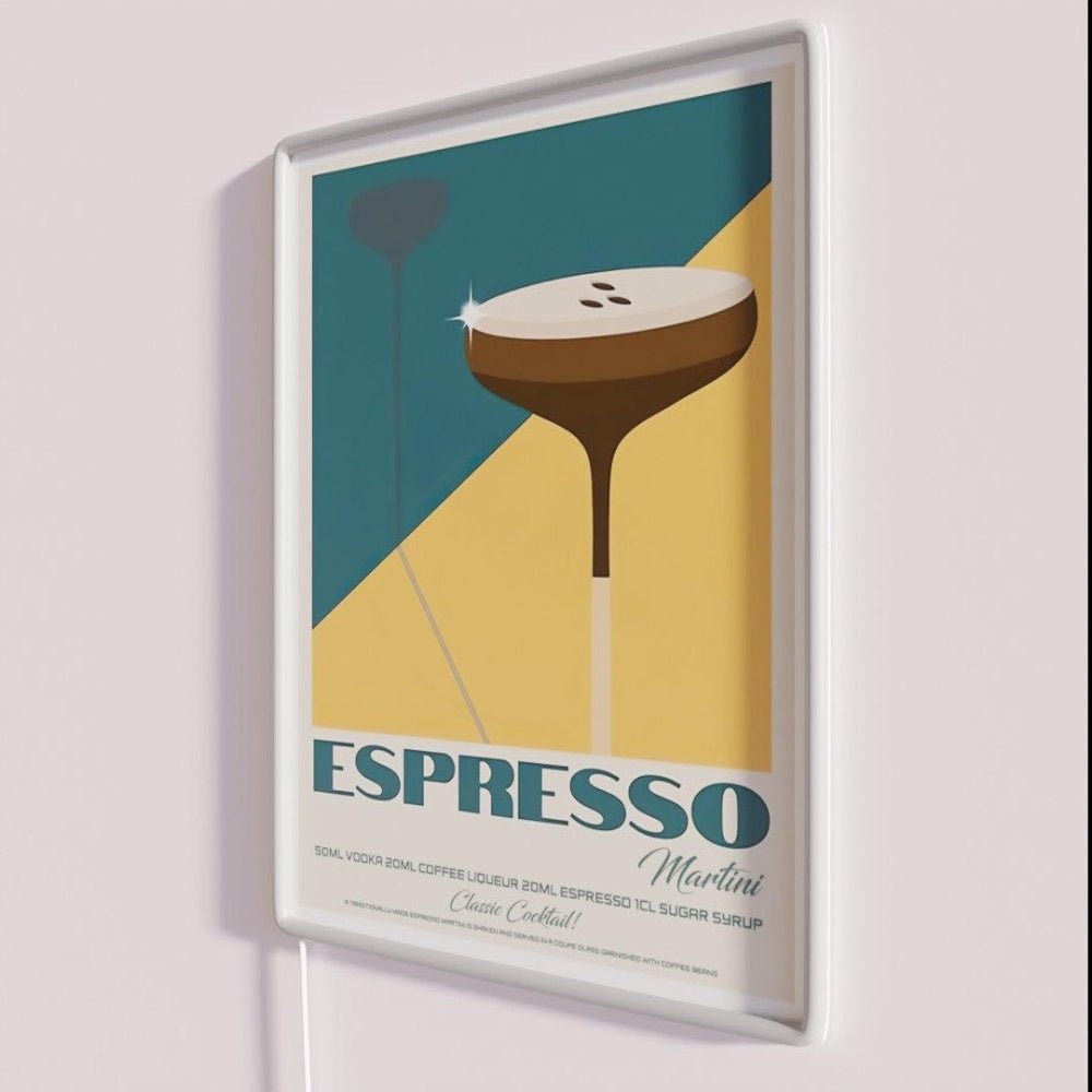 The Espresso Martini Rgb Led Neon Sign Bar Wall Decor - Shineneon