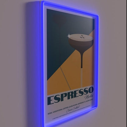 The Espresso Martini Rgb Led Neon Sign Bar Wall Decor - Shineneon