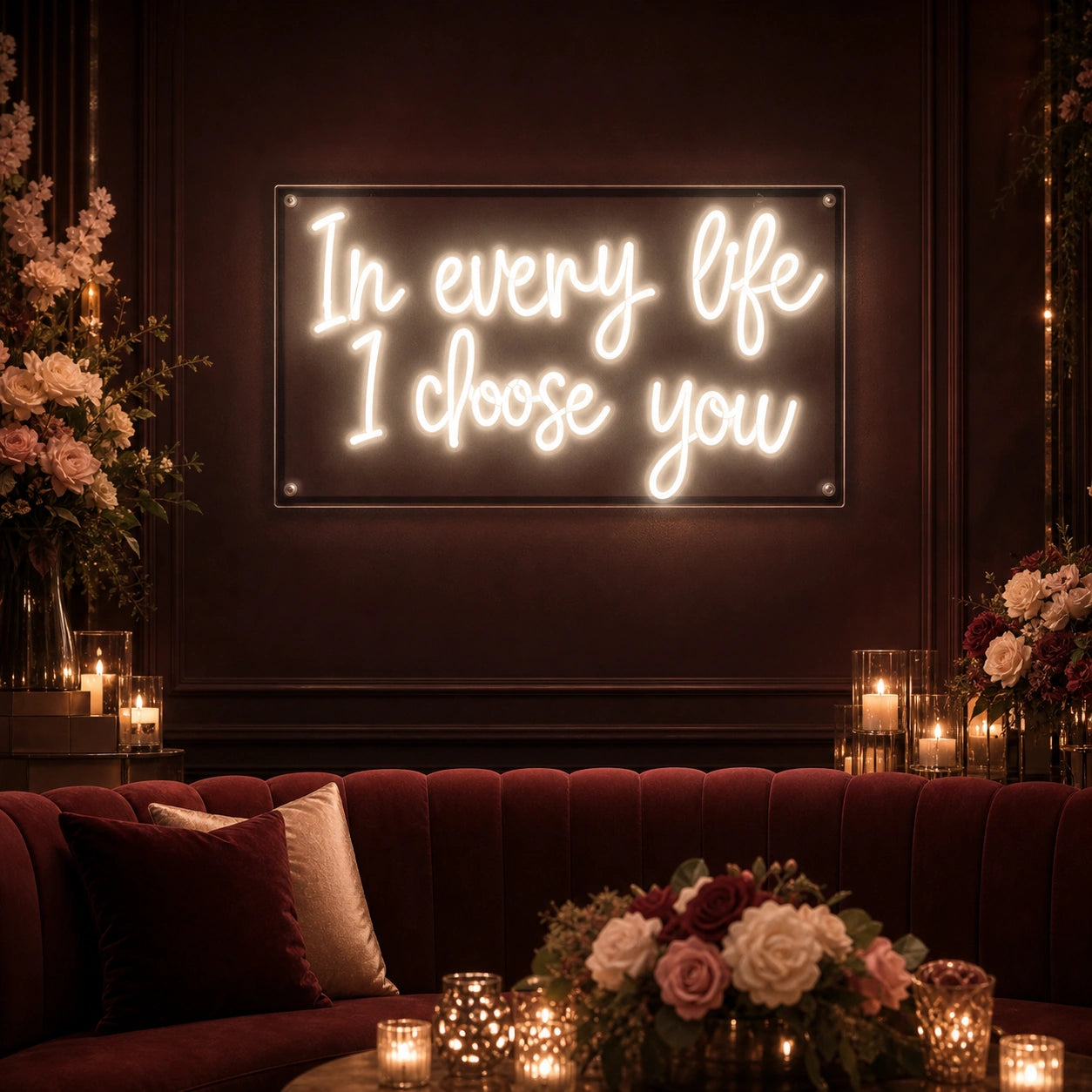 The Every Life I Choose You LED Neon Sign Garage Man Cave Neon Sign high-converting product image