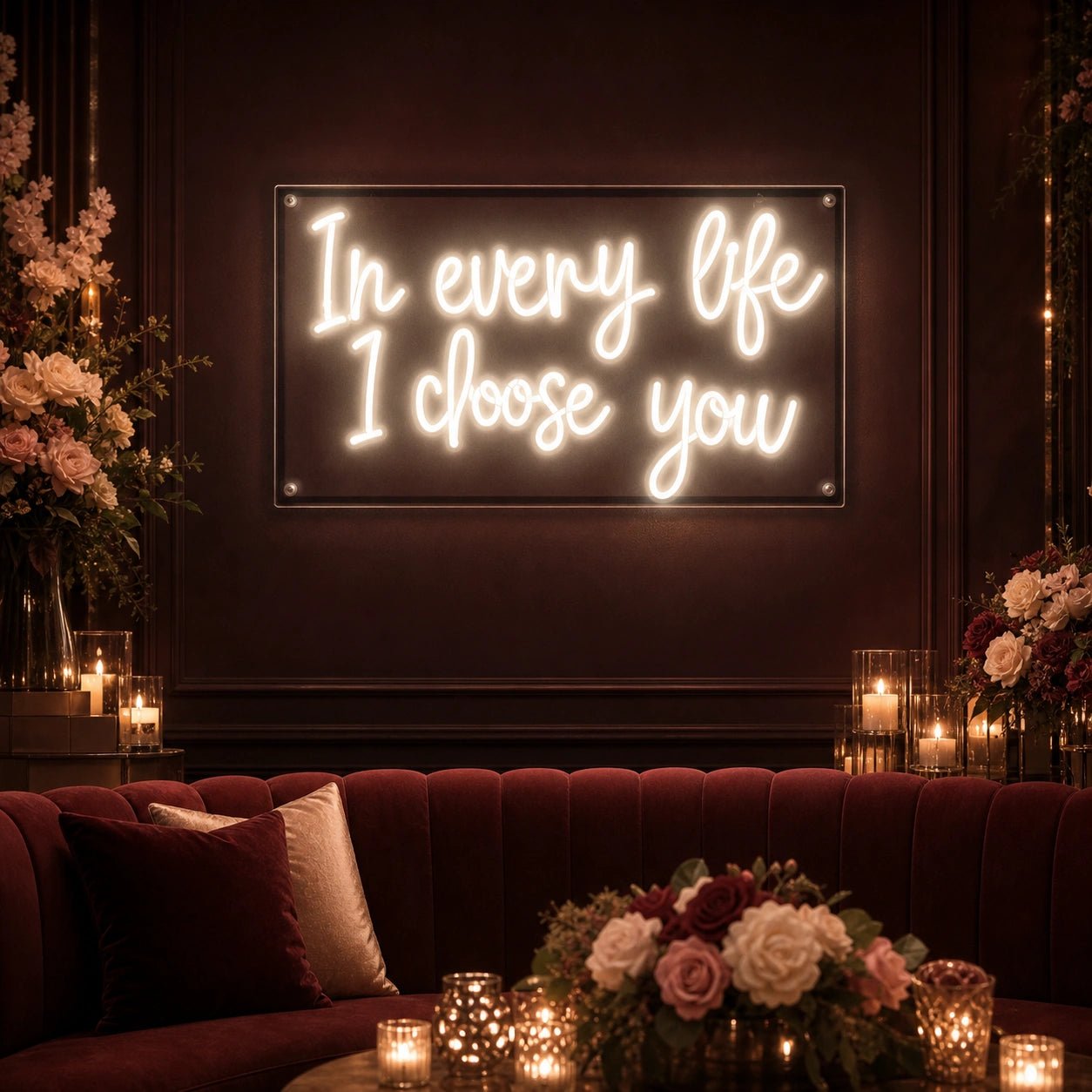 The Every Life I Choose You LED Neon Sign Garage Man Cave Neon Sign - Shineneon