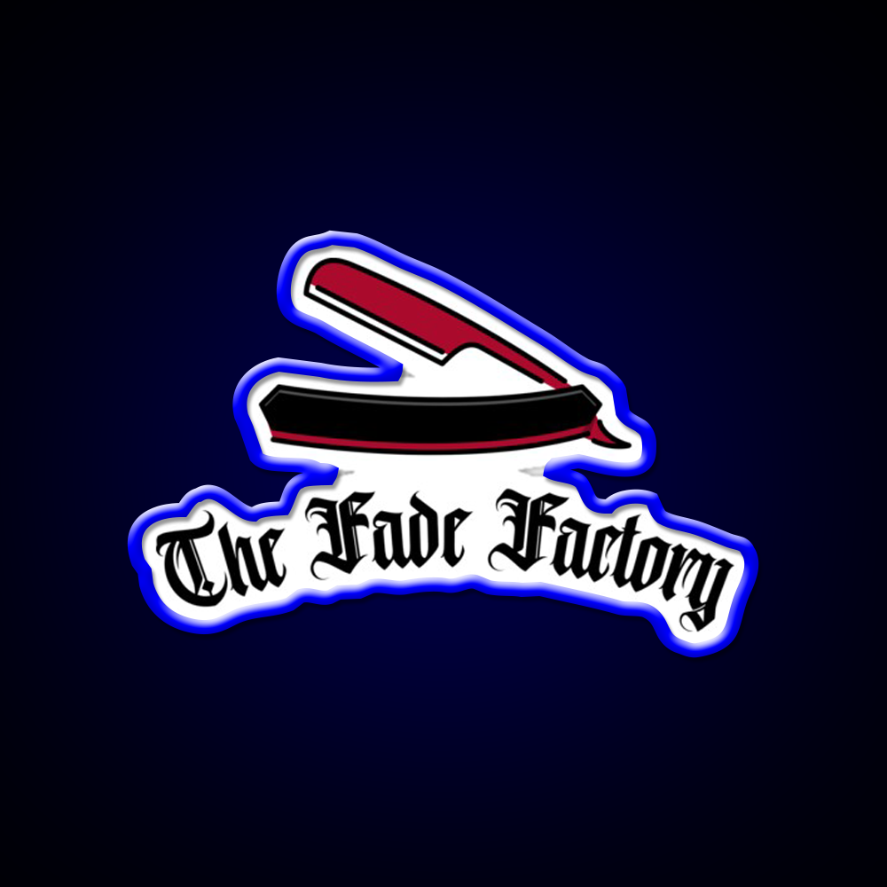The Fade Factory Barber Shop Haircut Led Neon Sign - LED neon sign view 5
