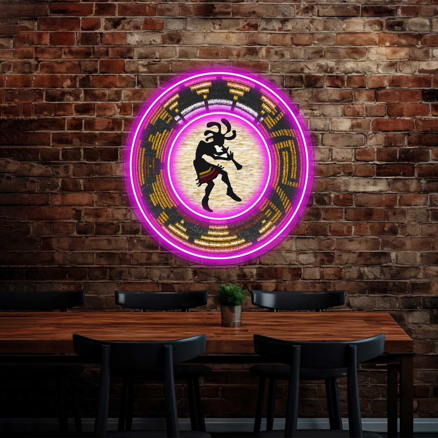 The Fancy Flutist Wall Artwork Neon Signs