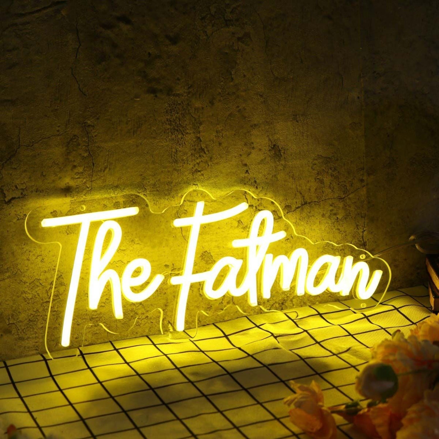 The Fatman Yellow Led Neon Sign - Shineneon