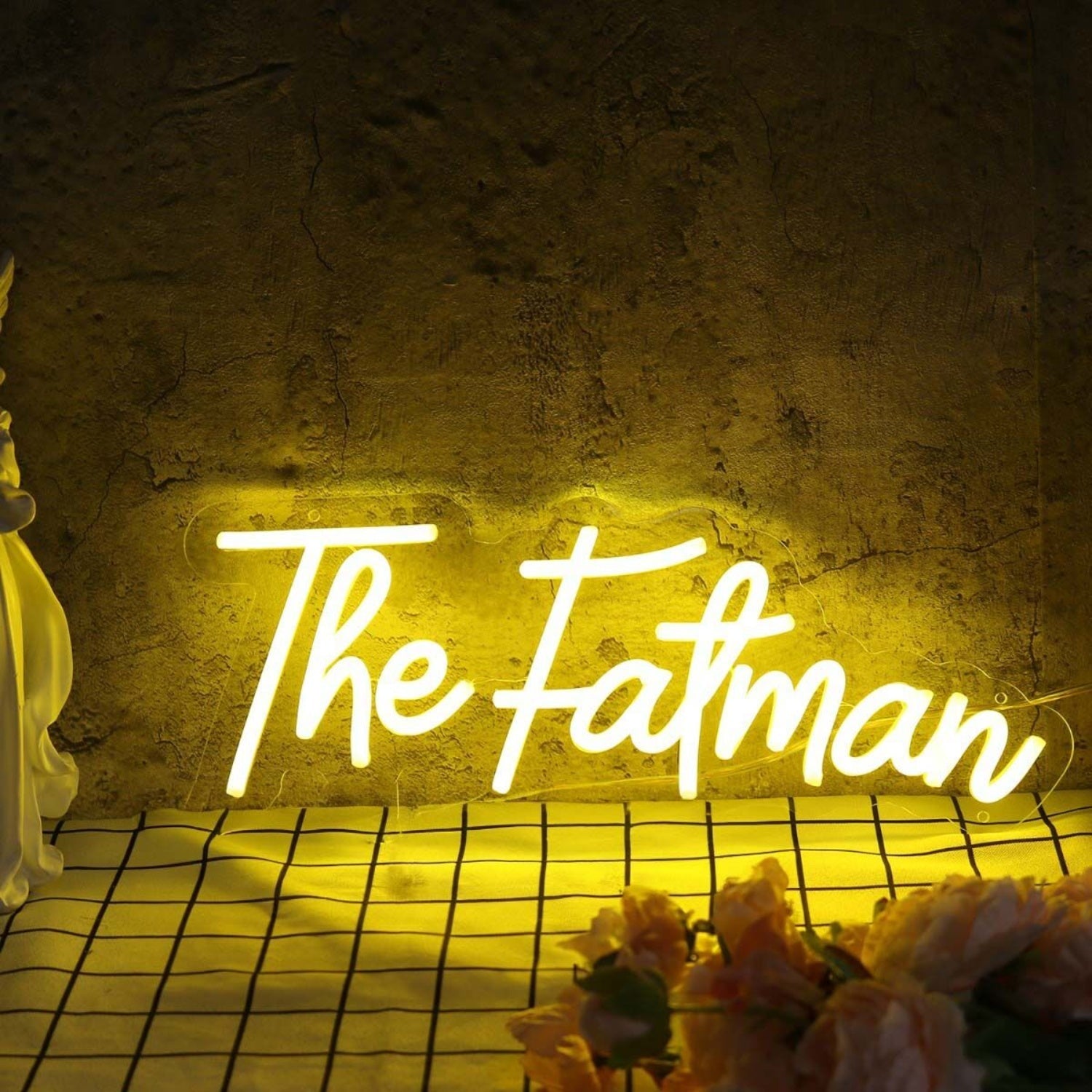 The Fatman Yellow Led Neon Sign - Shineneon
