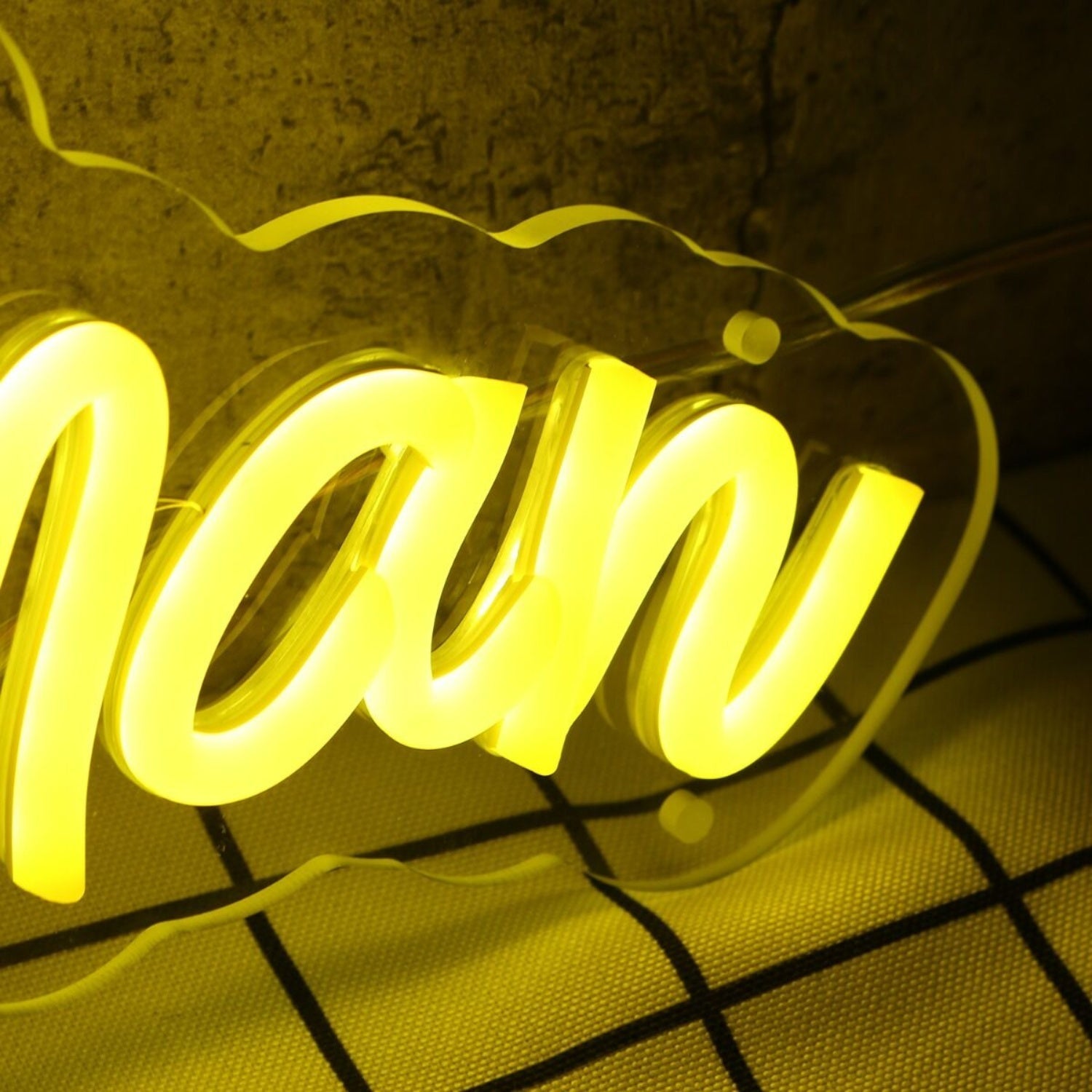 The Fatman Yellow Led Neon Sign - Shineneon