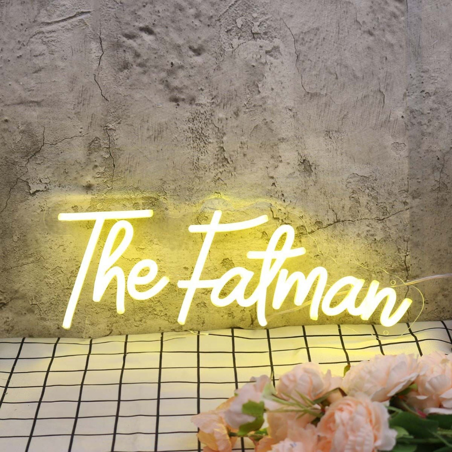 The Fatman Yellow Led Neon Sign - Shineneon