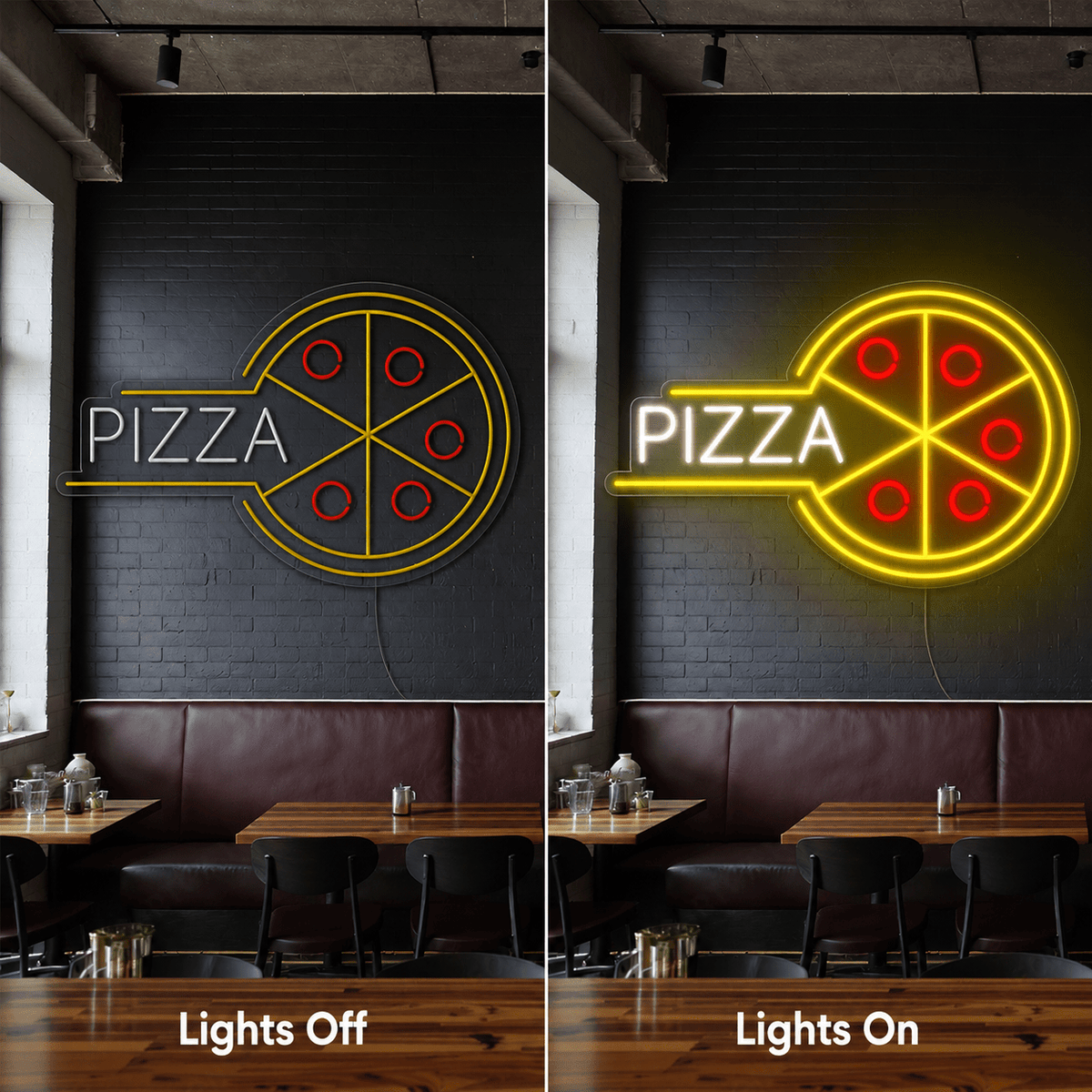 The For Pizza LED Neon Sign - Shineneon