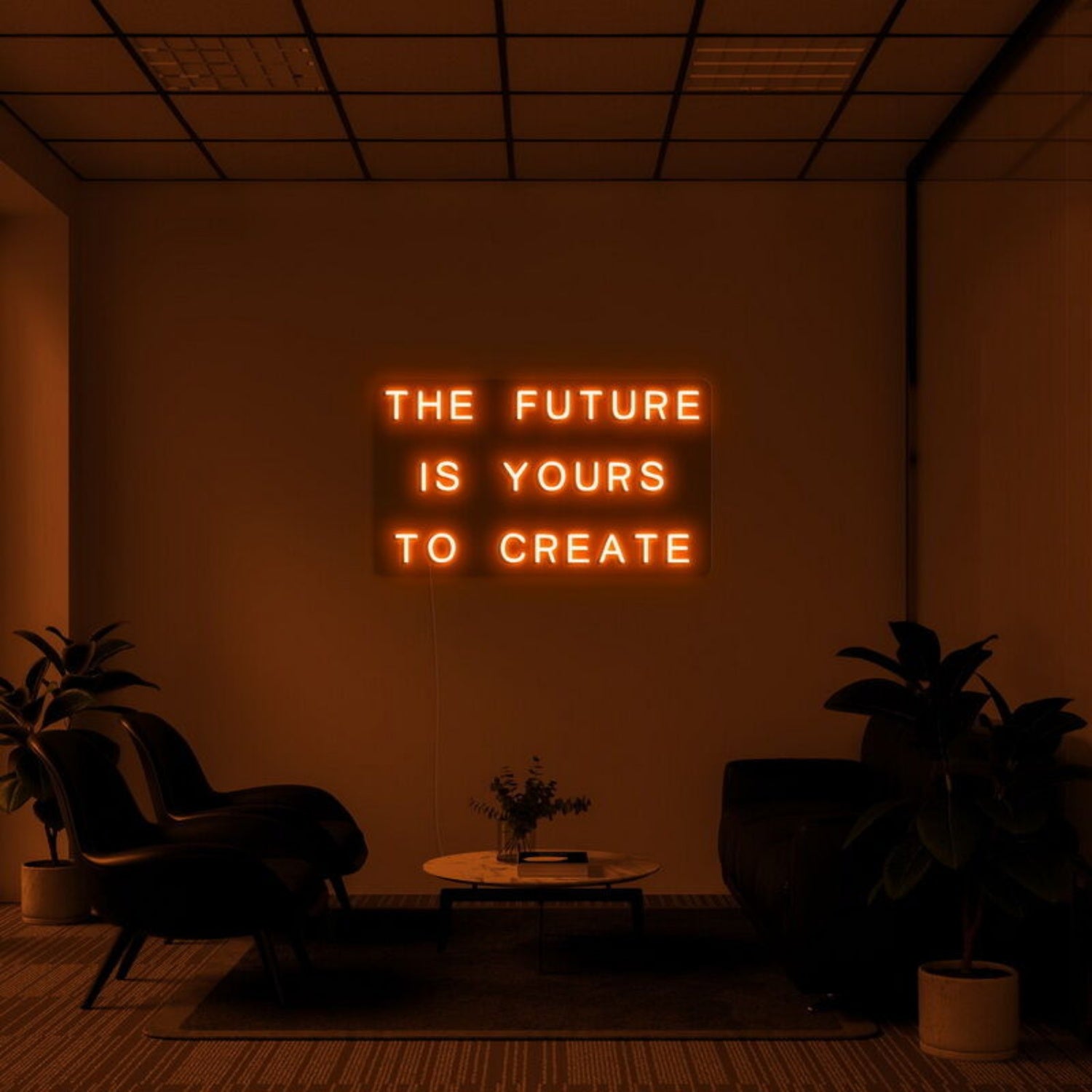 The Future Is Yours Led Neon Sign For Inspirational Decor | Shineneon