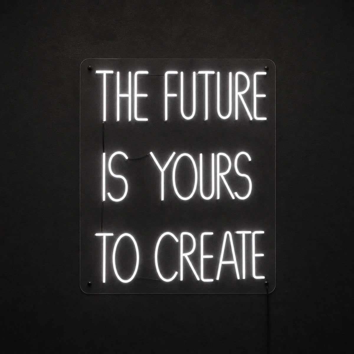 The Future Is Yours To Create Wall Decor LED Neon Sign - Shineneon