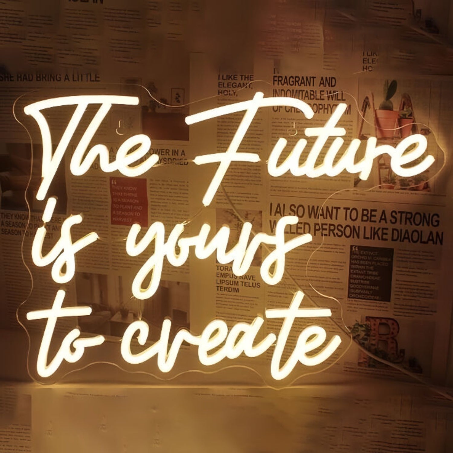 The Future Is Yours To Create Wedding Neon Sign | Shineneon