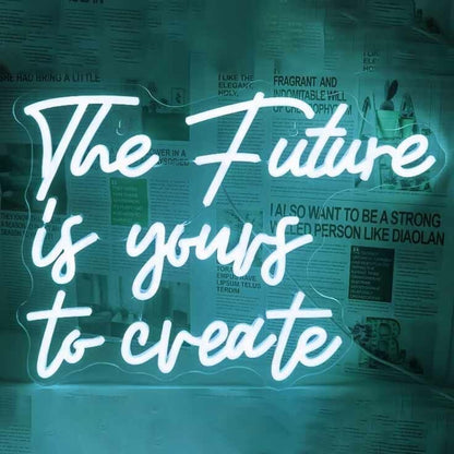 The Future Is Yours To Create Wedding Neon Sign | Shineneon