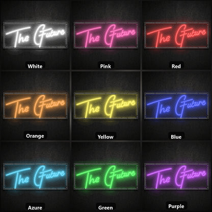 The Future LED Neon Sign color grid