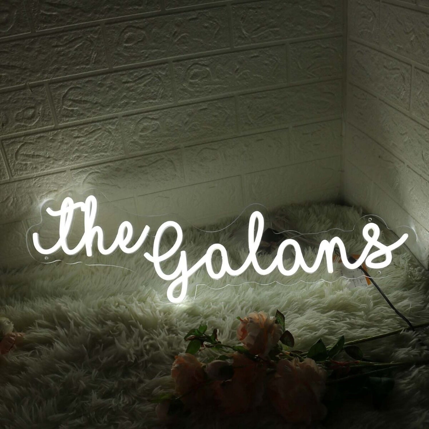 The Galans White Led Neon Sign - Shineneon