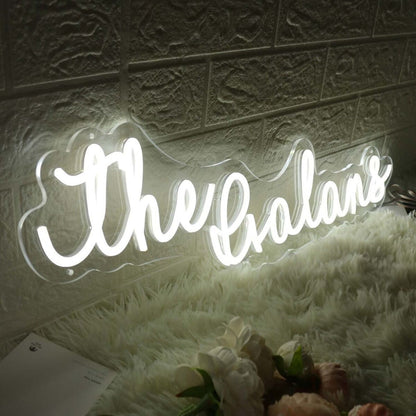 The Galans White Led Neon Sign - Shineneon