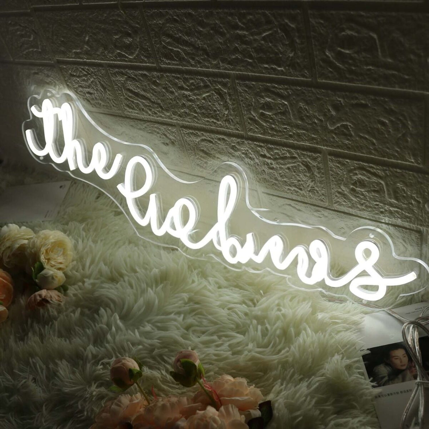 The Galans White Led Neon Sign - Shineneon