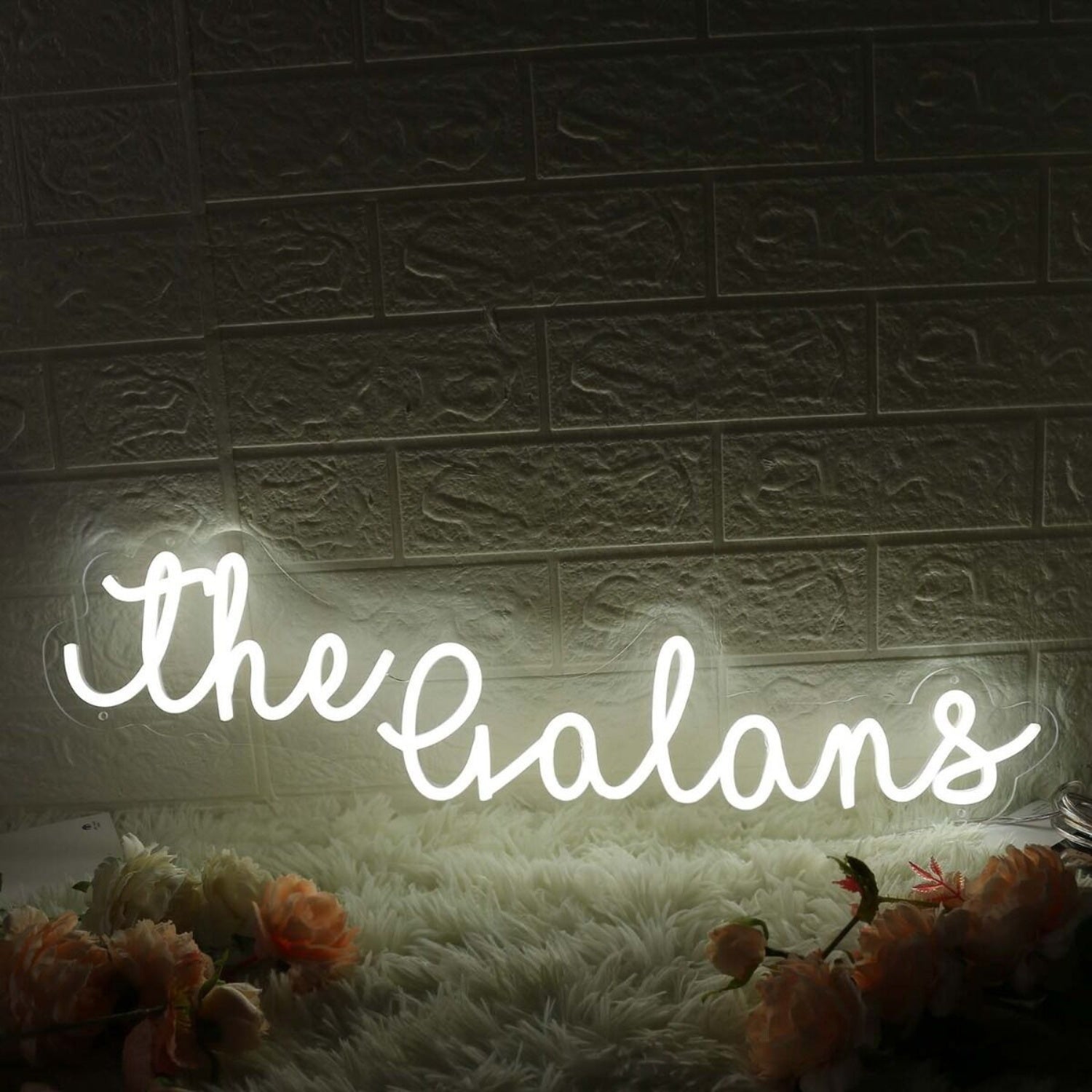 The Galans White Led Neon Sign - Shineneon