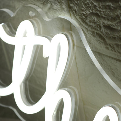 The Galans White Led Neon Sign - Shineneon