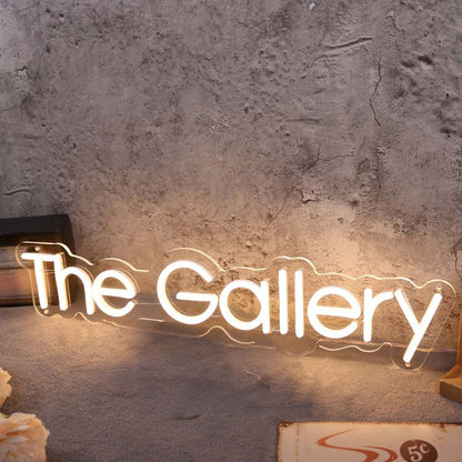 The Gallery Yellow Led Neon Sign - Shineneon