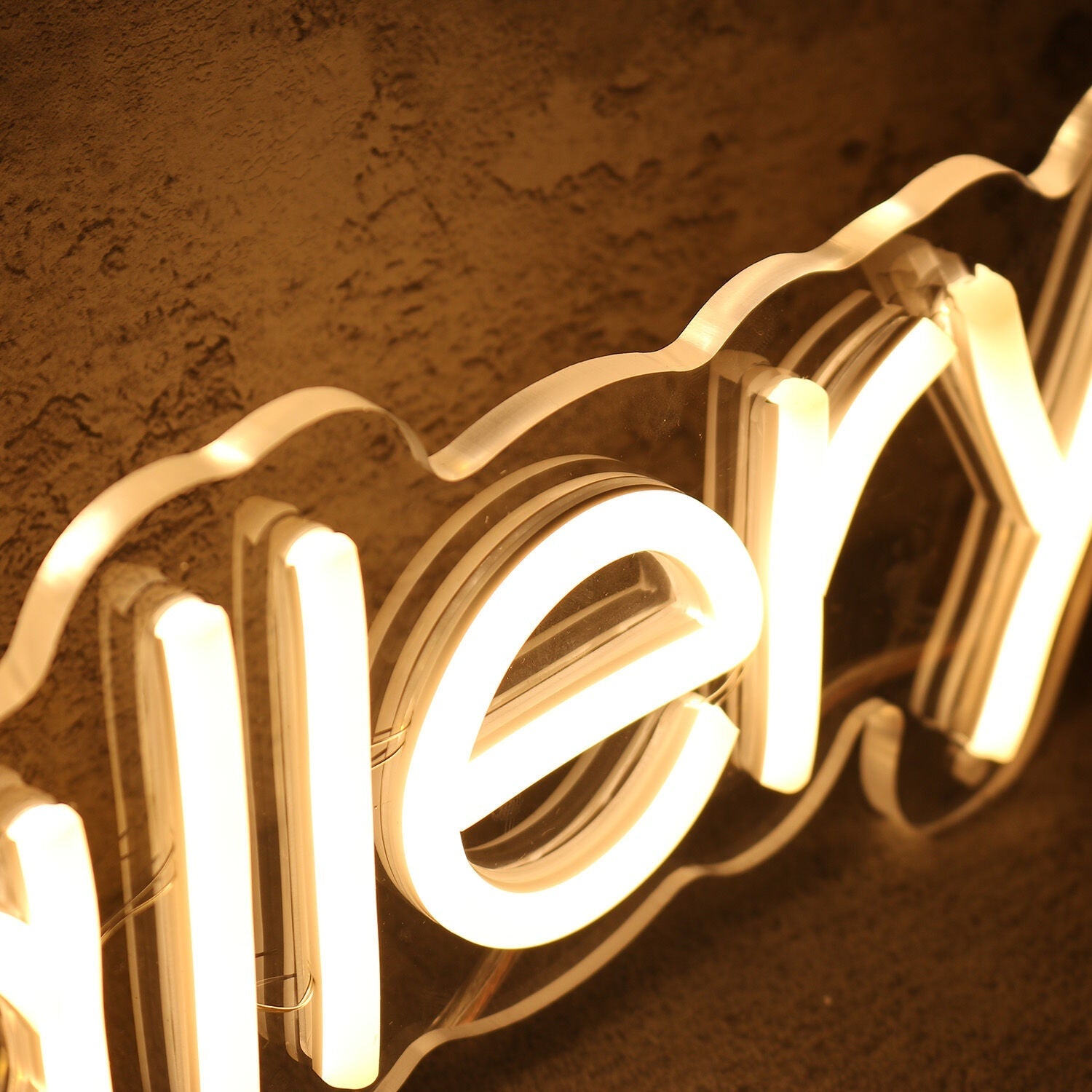 The Gallery Yellow Led Neon Sign - Shineneon