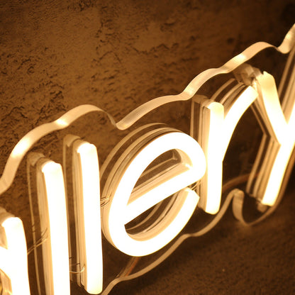 The Gallery Yellow Led Neon Sign - Shineneon
