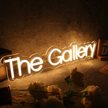 The Gallery Yellow Led Neon Sign - Shineneon