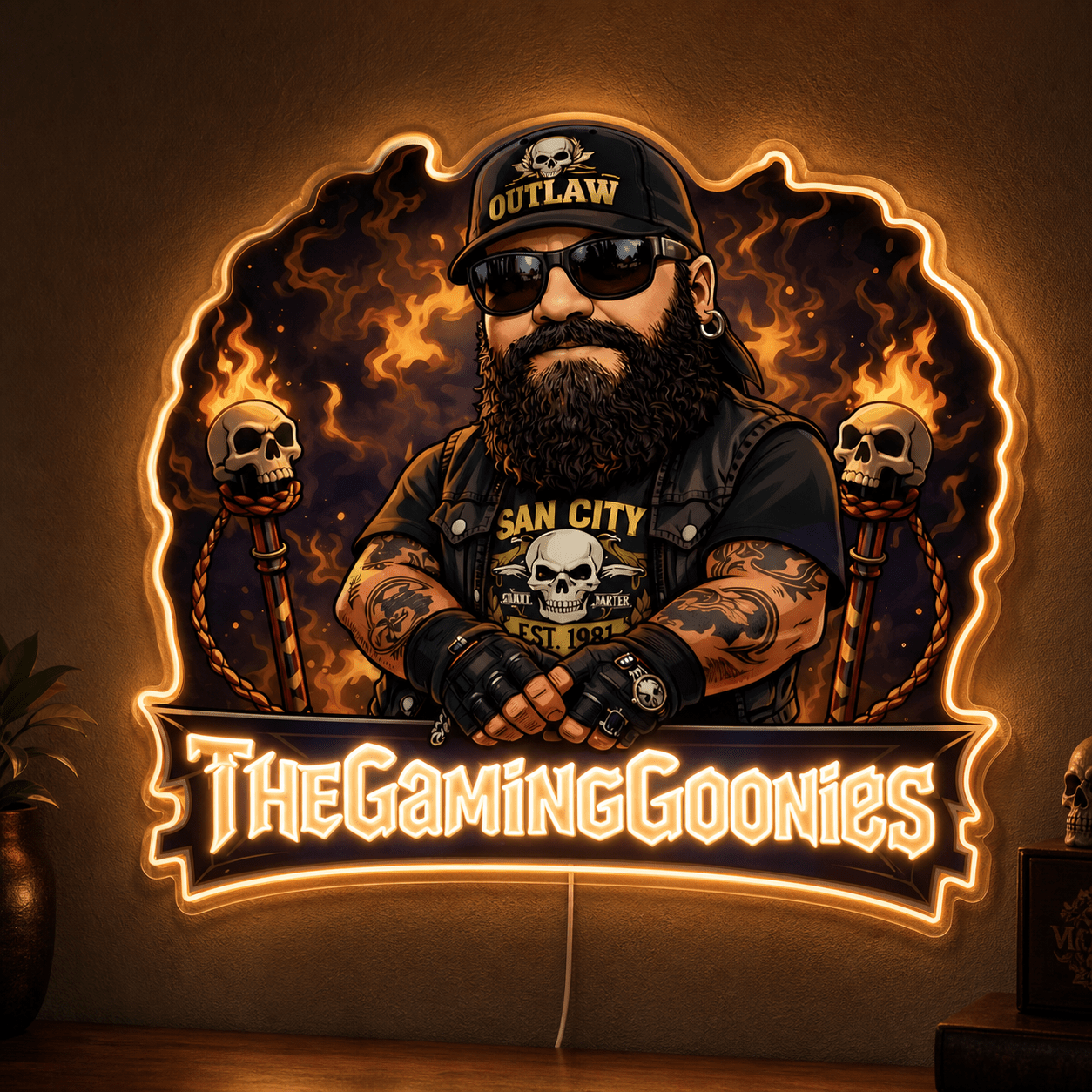 The Gaming Goonies Custom LED Neon Sign - Shineneon