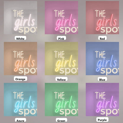 The Girls Spot LED Neon Sign - Shineneon