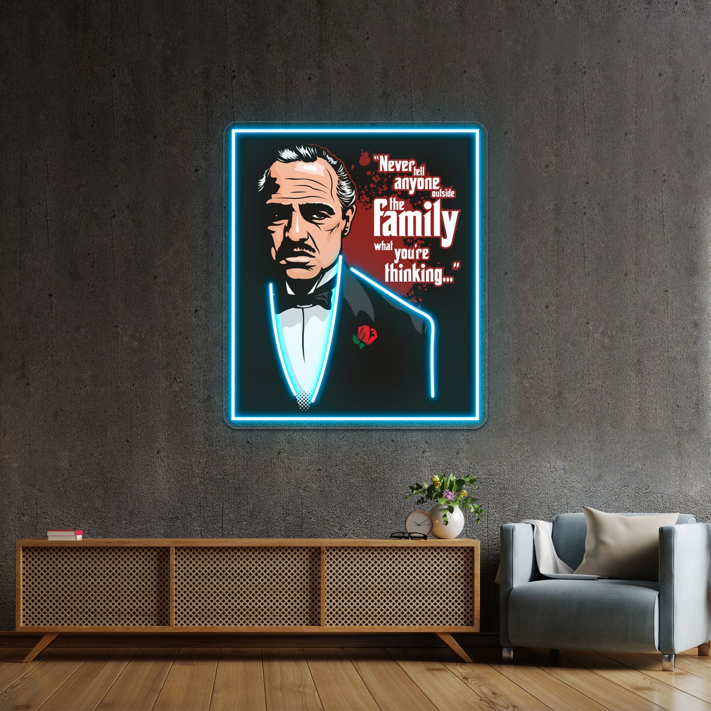 The Godfather Artwork Neon Signs For Sale