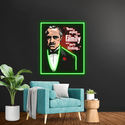 The Godfather Artwork Neon Signs For Sale