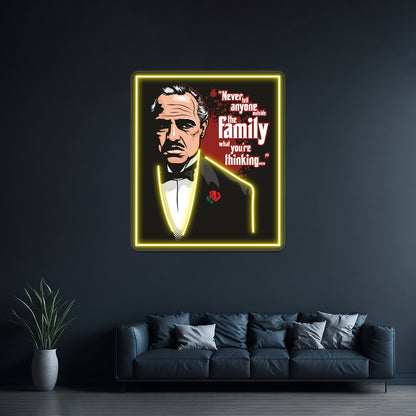 The Godfather Artwork Neon Signs For Sale