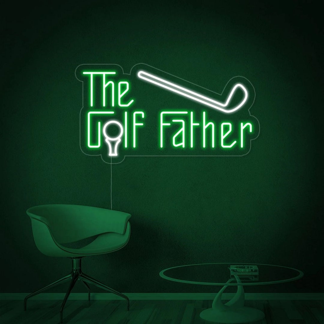 The Golf Father Led Sign Business Neon Sign